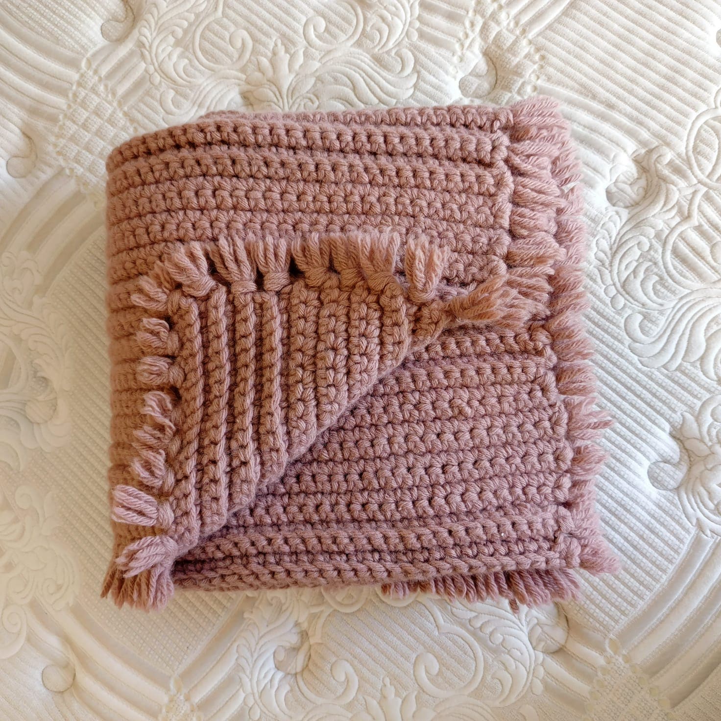 Knitted Throw Blanket